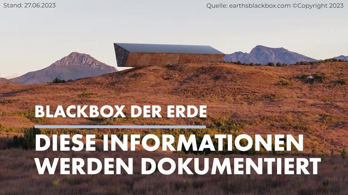 Blackbox der Erde: Diese Informationen werden dokumentiert