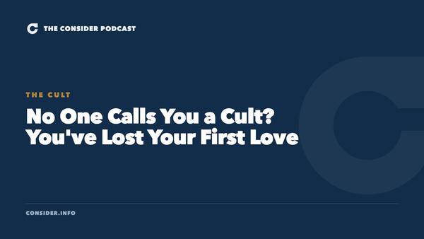 No One Calls You a Cult? You've Lost Your First Love Ep 29