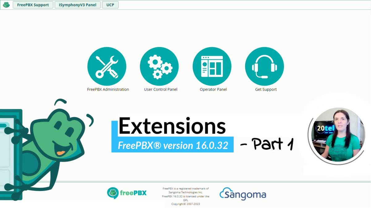 How-to FreePBX 16 (Episode #1) Extensions - Part 1