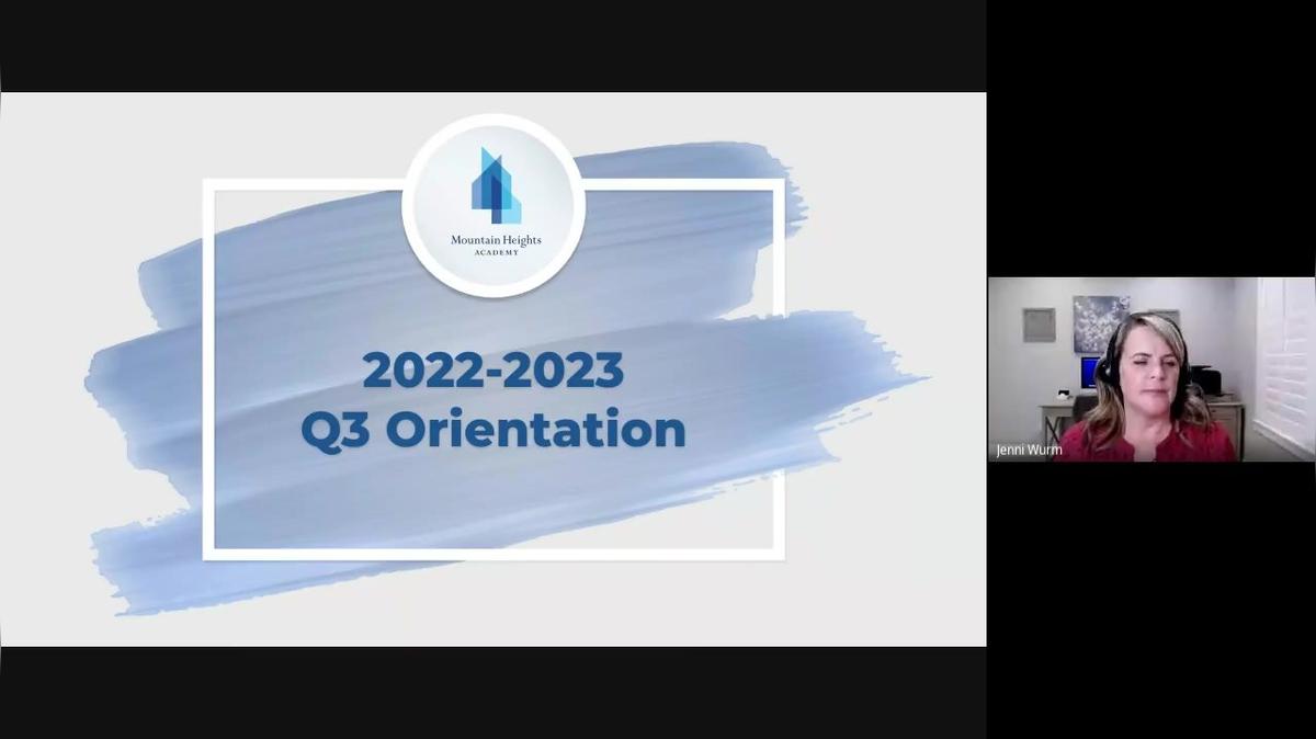 SOEP Q3 Orientation Recording 22-23