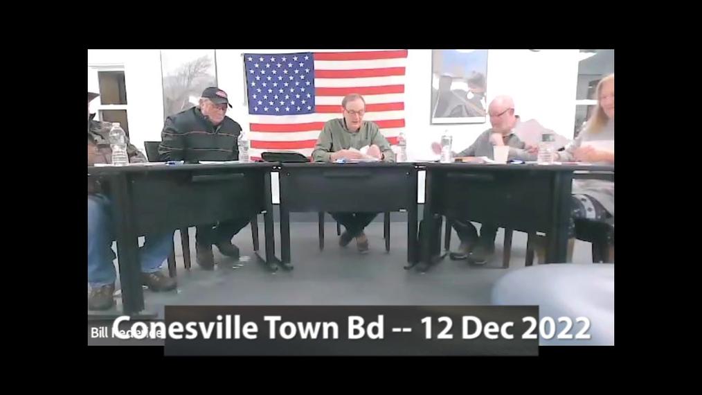 Conesville Town Bd -- 12 Dec 2022