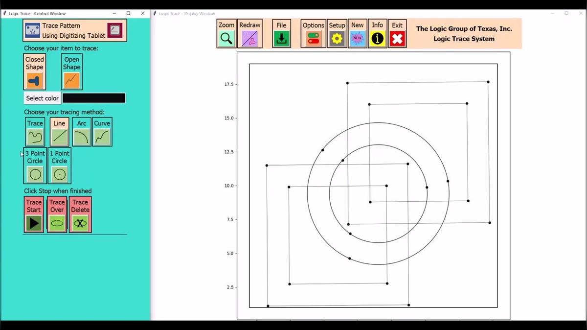 geometric weave diagram