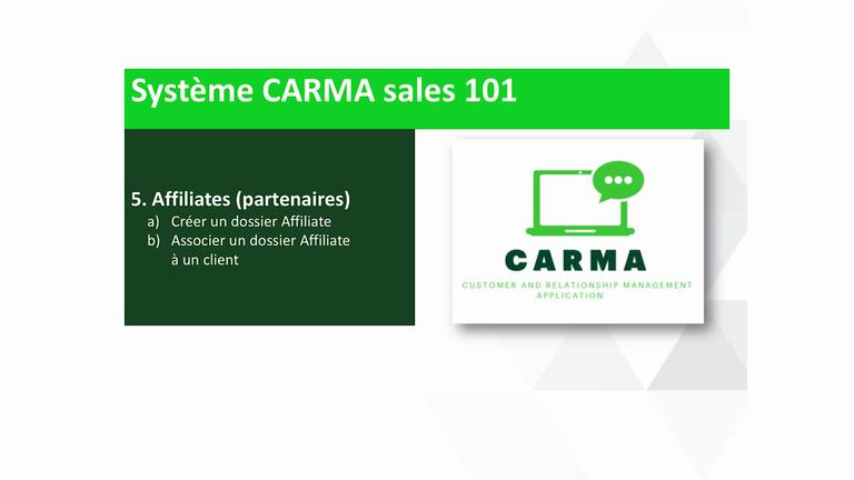 Video #5 - Creating Affiliates - FR