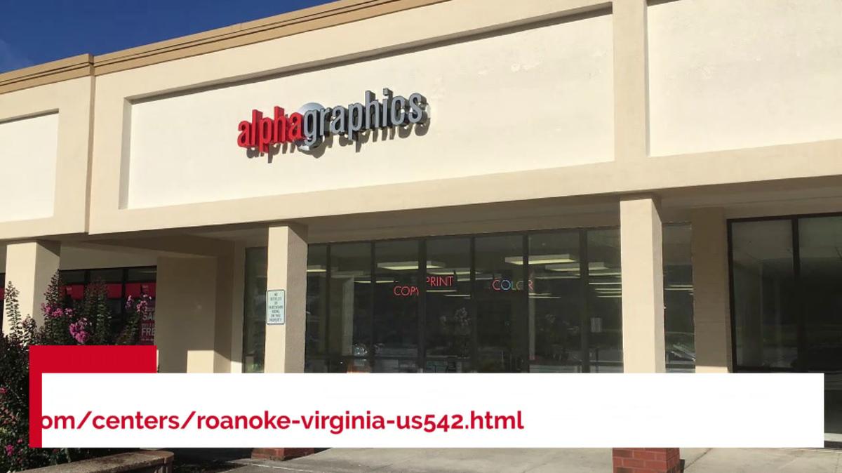 Printing Services in Roanoke VA, AlphaGraphics