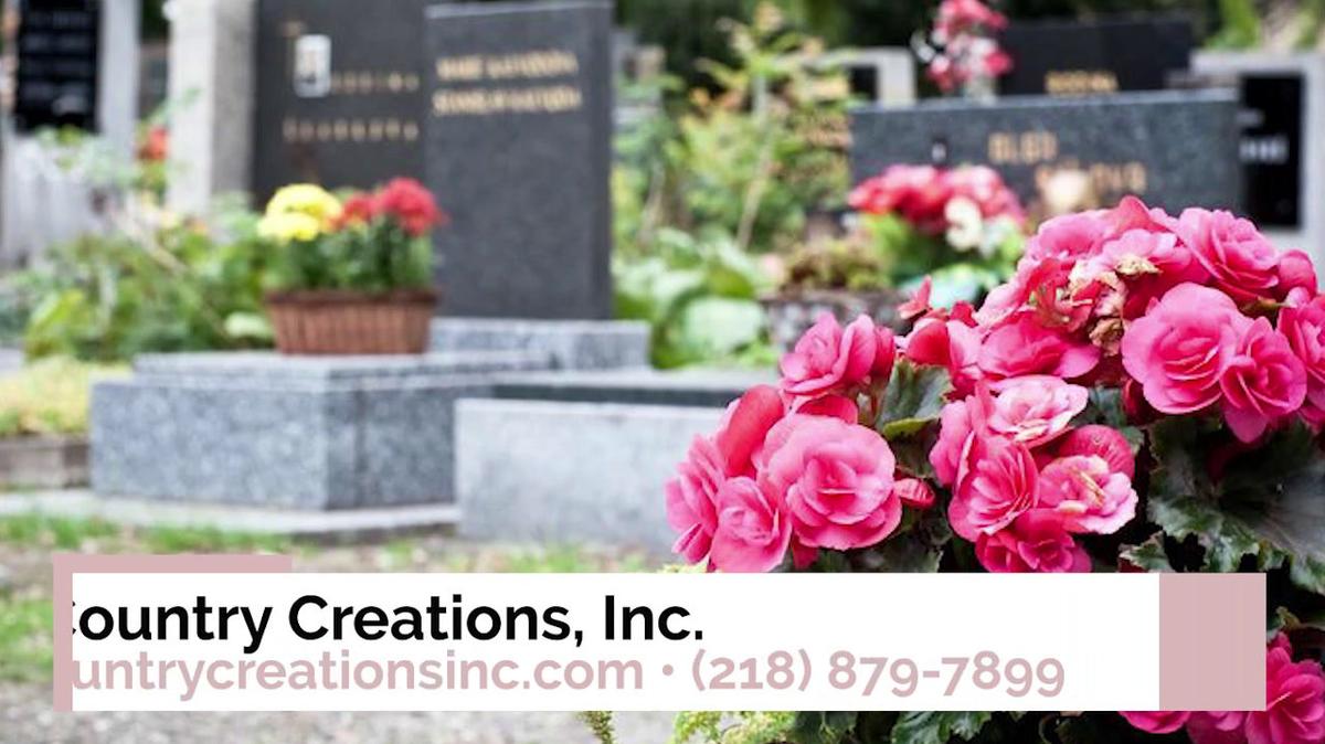 Grave Monuments in Esko MN, Country Creations, Inc.