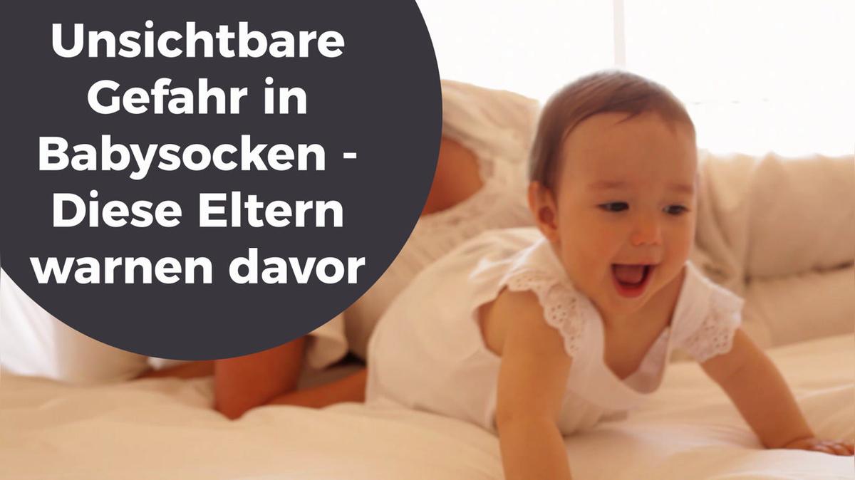 Unsichtbare Gefahr in Babysocken - Diese Eltern warnen davor