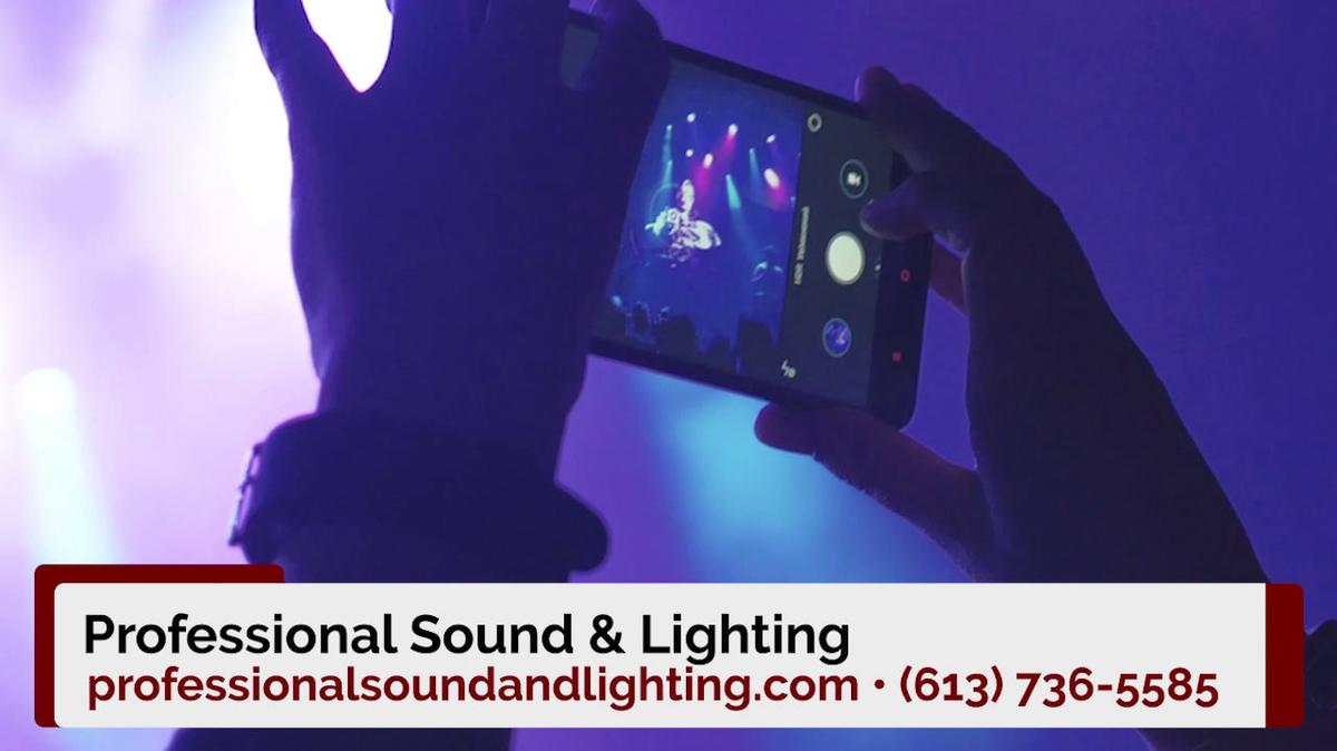 Professional Sound Systems in Ottawa ON, Professional Sound & Lighting