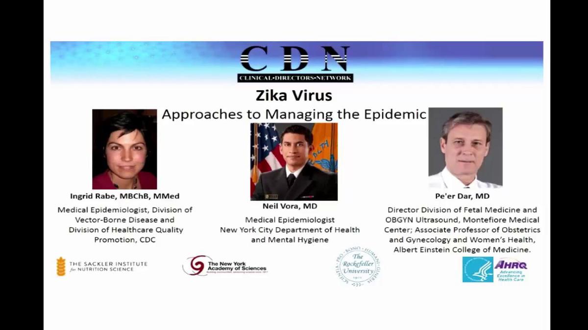Zika Virus: Approaches to Managing the Epidemic