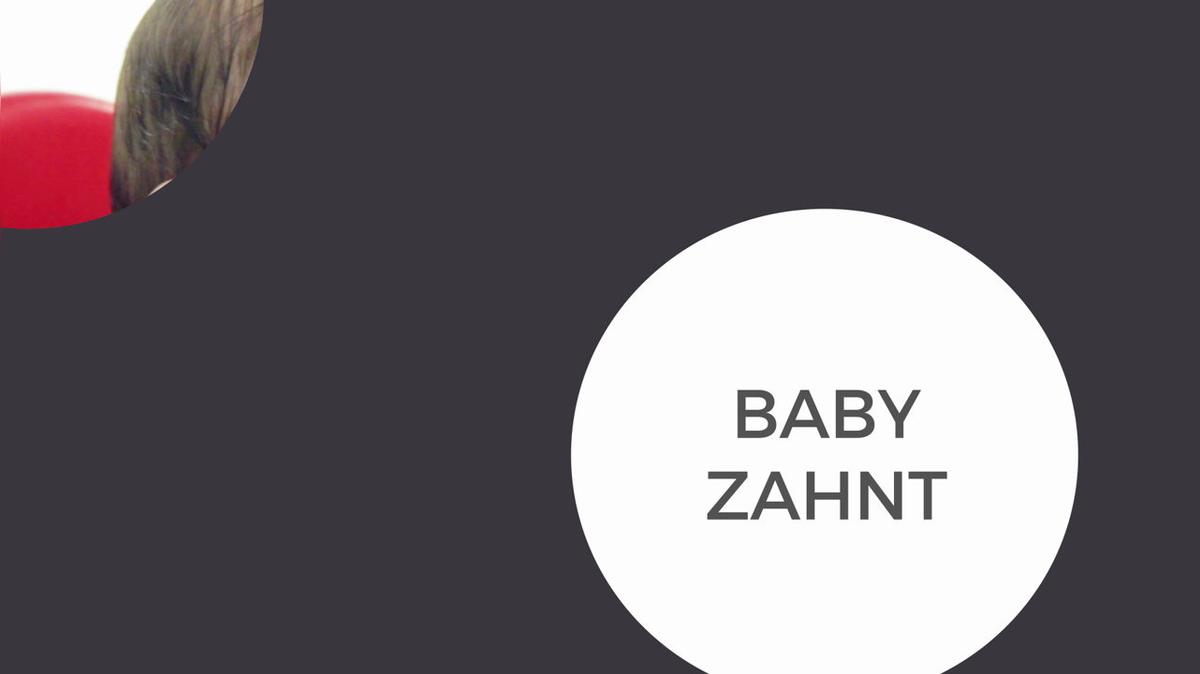 Baby zahnt