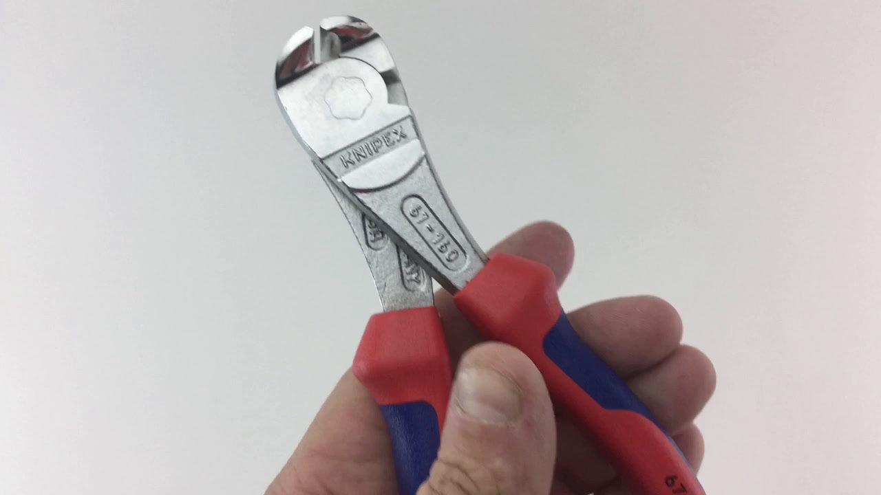 NWS 8 Chain Nose Pliers (RADIO Pliers) - TitanFinish - Plastic Grip