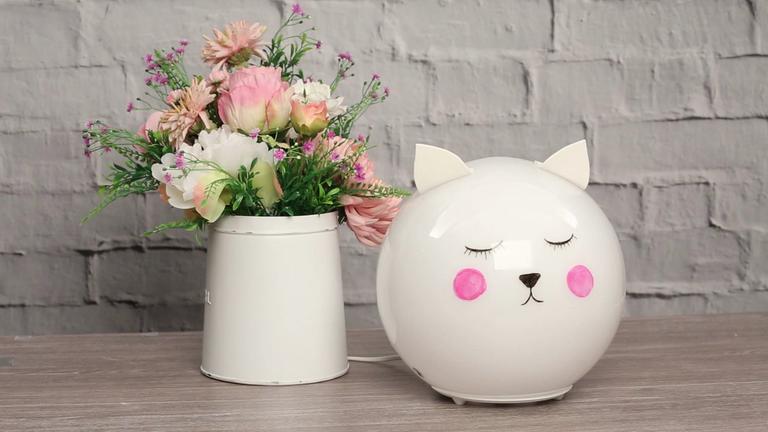 Ikea Hack: Katzen-Lampe