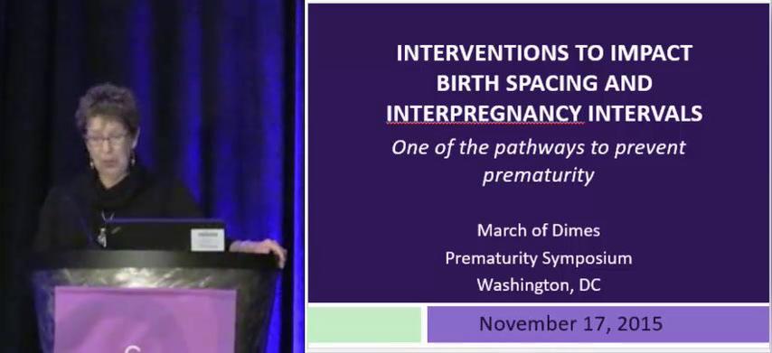 Interventions to Prevent Prematurity Birth Spacing and Interconception Care