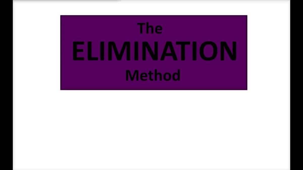 Math 8 Q3 - Solve Systems Using Elimination.mp4