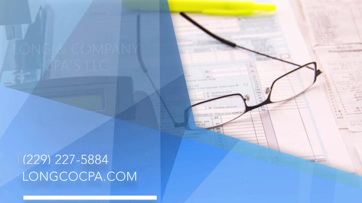 CPA's in Thomasville GA, Long & Company CPA's LLC