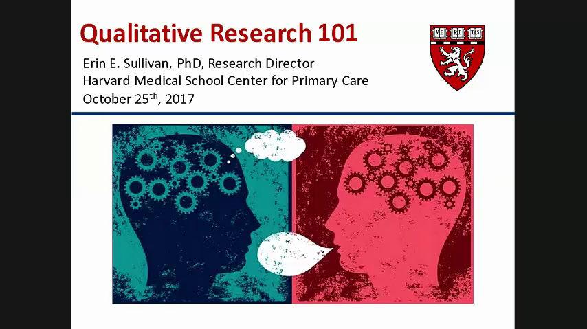 Qualitative Research 101 with Dr. Erin Sullivan
