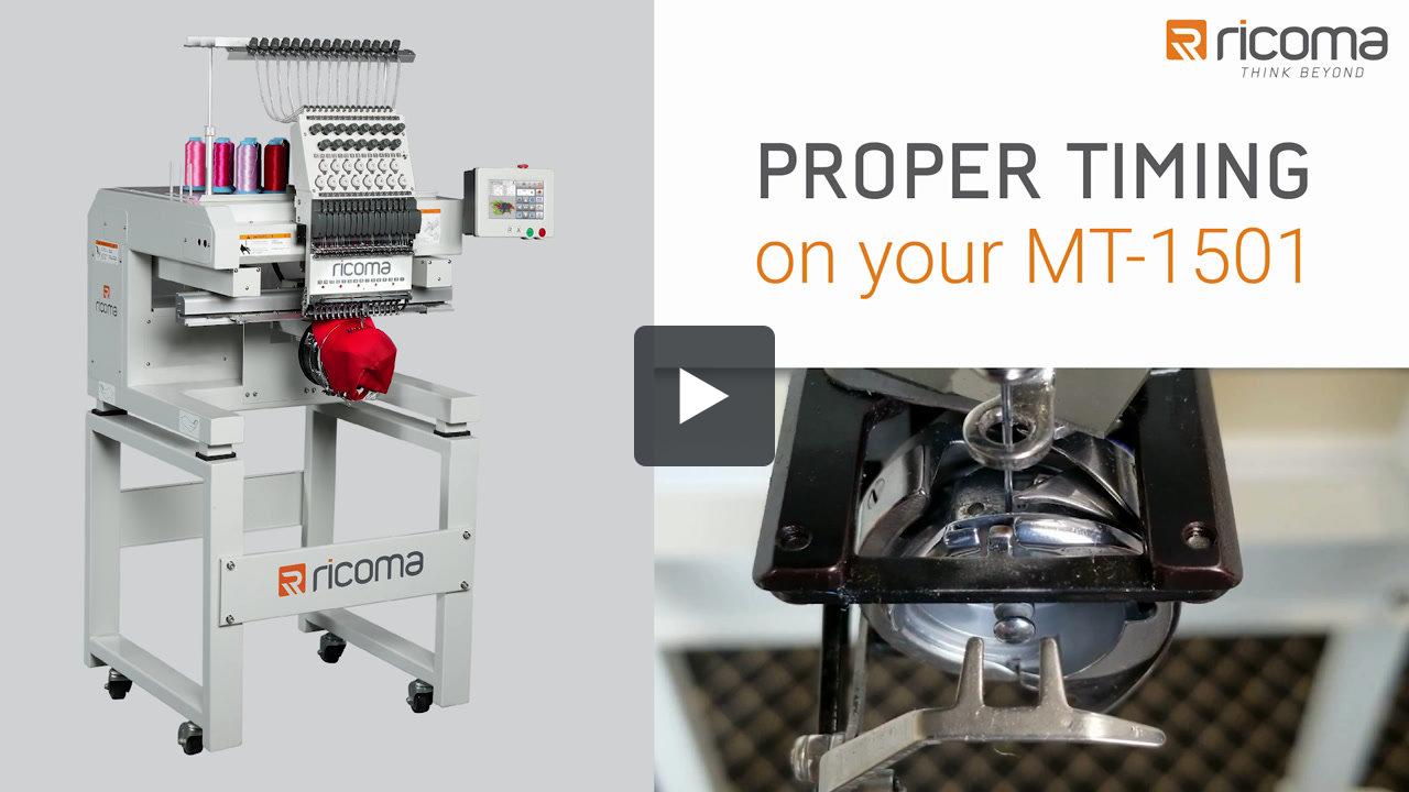 MT Series Proper Timing | Ricoma