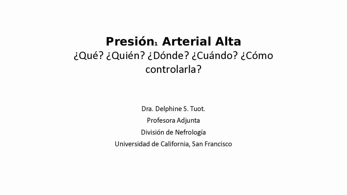 Spanish Hypertension Webcast audio recording