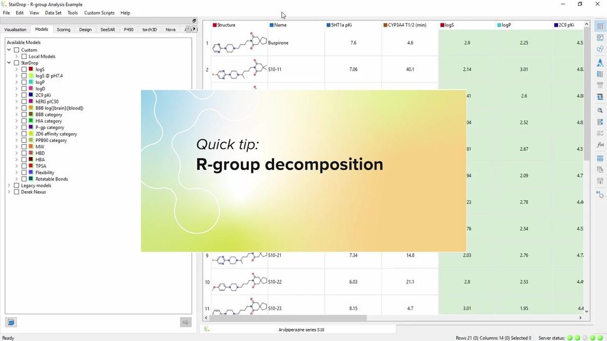 Hints and Tips: R-group Analysis