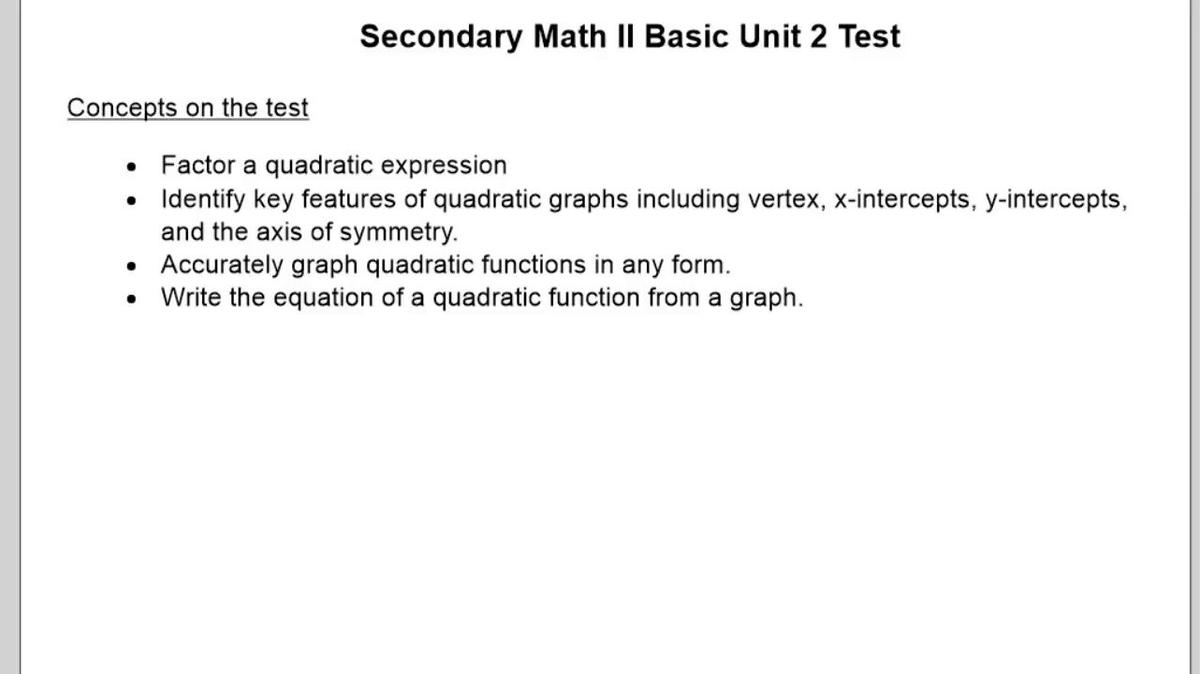 SMII Basic Unit 2 Test Review.mp4