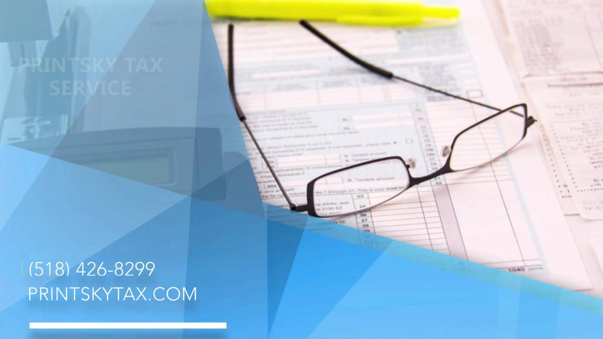 Tax Preparation in Rensselaer NY, Printsky Tax Service