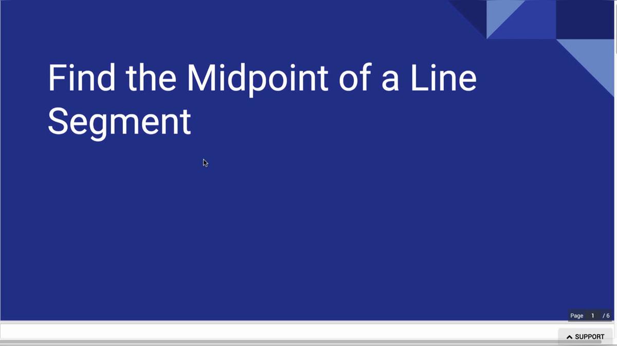 Midpoint of a Line Segment.mp4