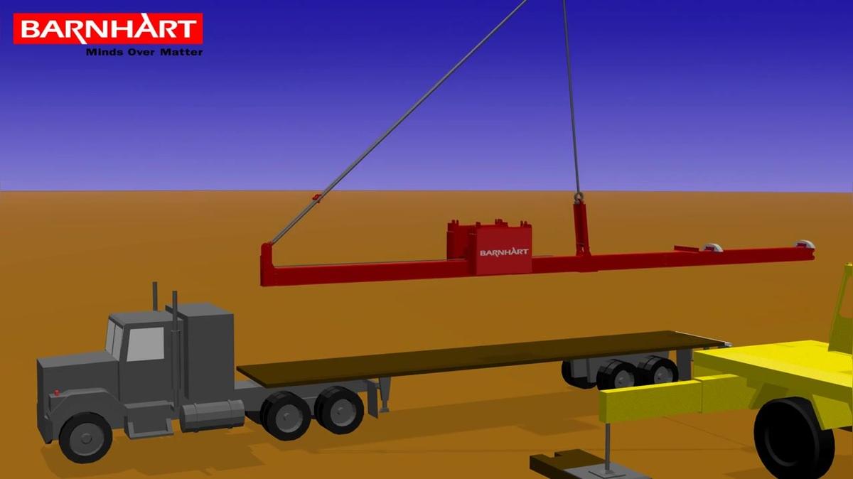 Moveable Counterweight System Single Beam