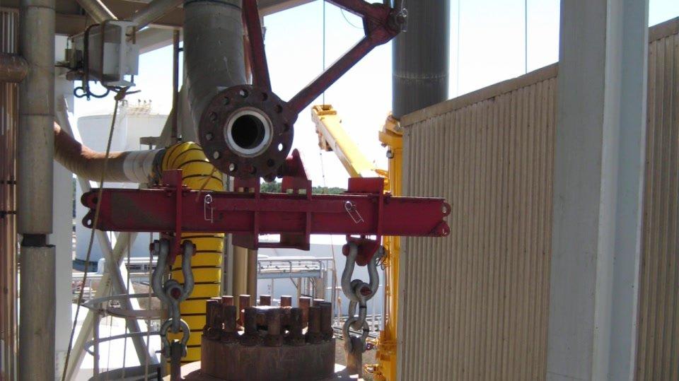 Remove/Replace Converter in Chemical Process Plant