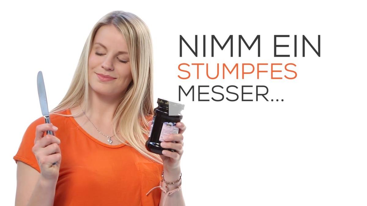 Mit diesen Tricks kannst du jedes Glas öffnen