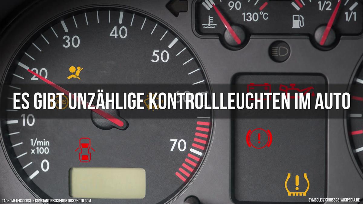 Kontrollleuchten, was bedeuten sie
