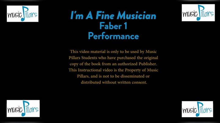 I'm A Fine Musician