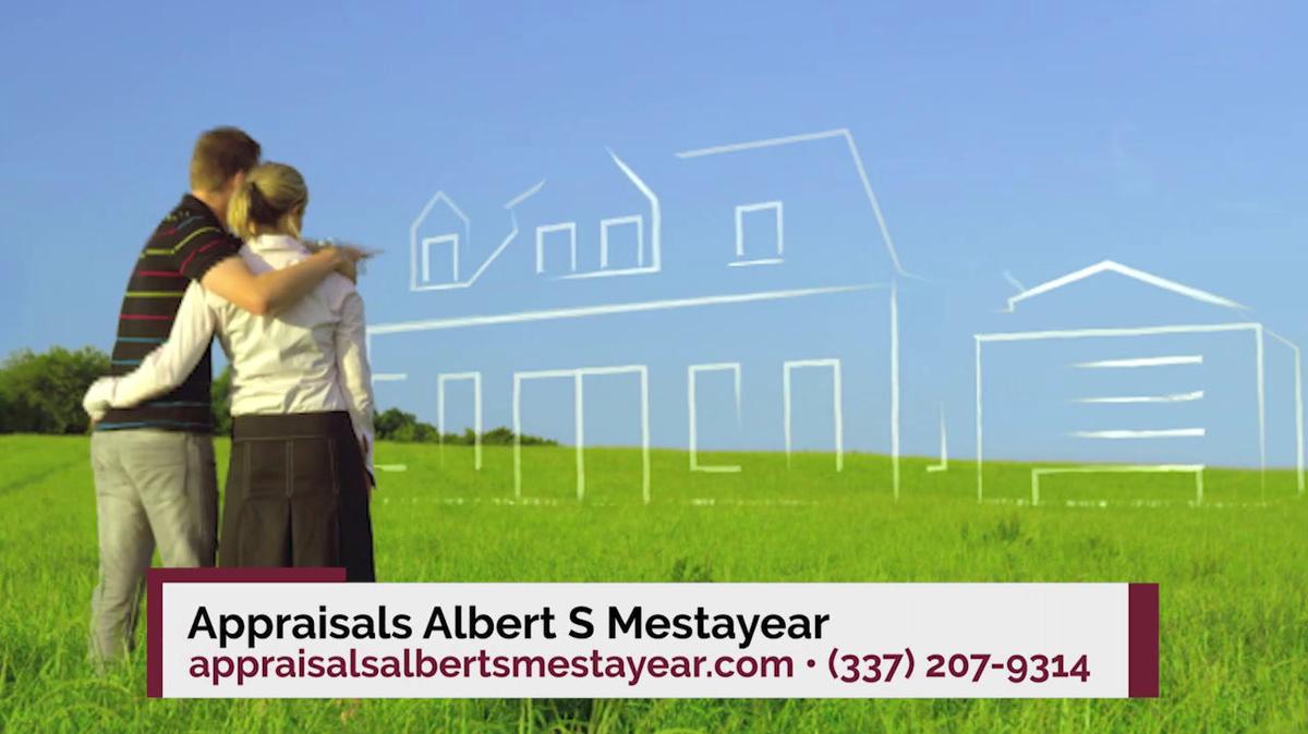 Real Estate Appraisal in New Iberia LA, Appraisals Albert S Mestayear