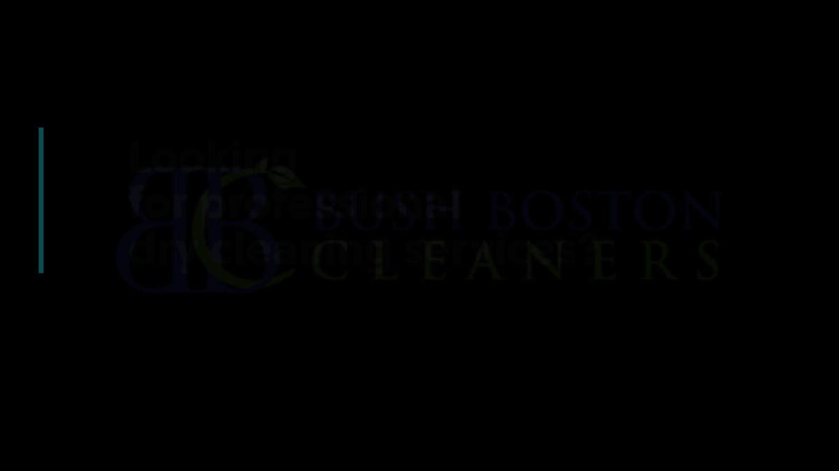 Dry Cleaners in Boston MA, Bush Boston Cleaners