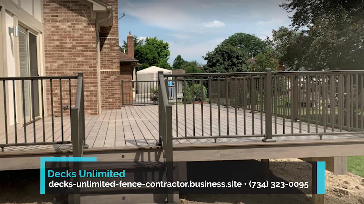 Deck Builder in Flat Rock MI, Decks Unlimited
