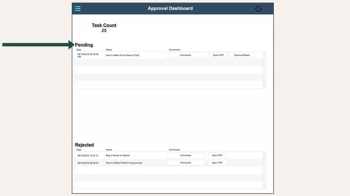 Task Builder Tutorial: Approvers