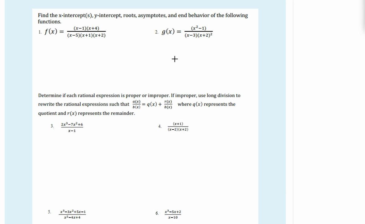 Homework Help Improper Rational Expressions Question 3.mp4
