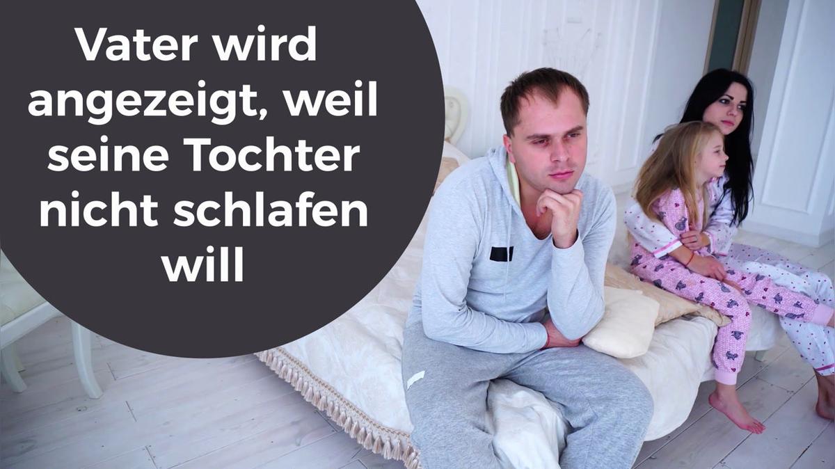 Vater wird angezeigt, weil seine Tochter nicht schlafen will
