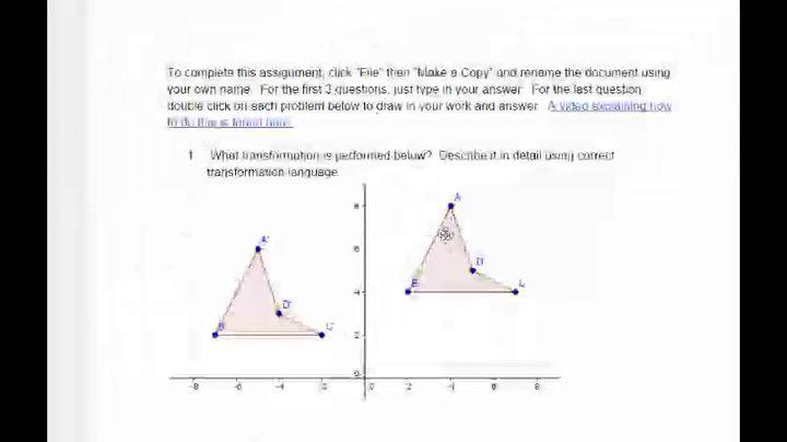Math I Supplemetal Transformations Review Homework Help Video.mp4