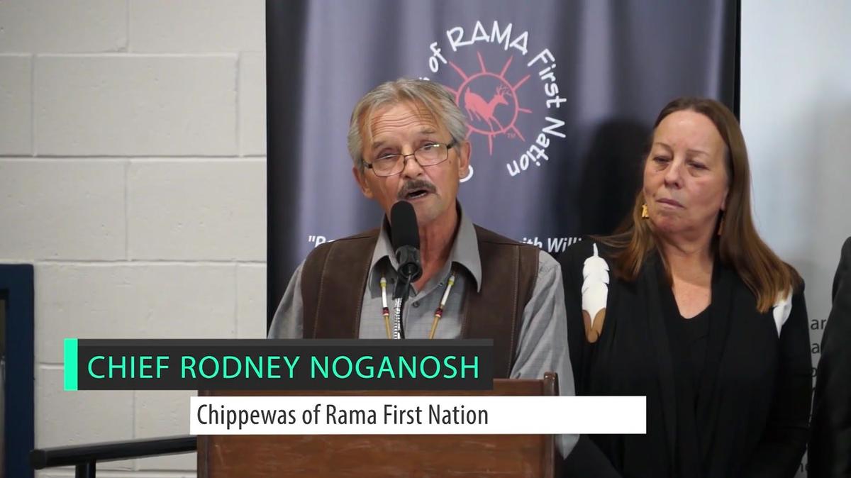 15 - Chief Rodney Noganosh, Chippewas of Rama First Nation