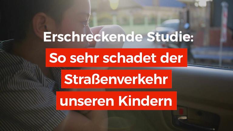 Erschreckende Studie: So sehr schadet der Straßenverkehr unseren Kindern
