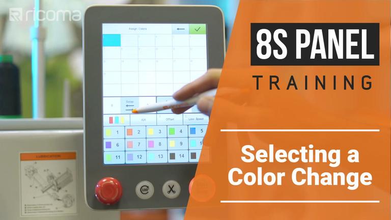 V13 Selecting a Color Change - SWD Panel Training