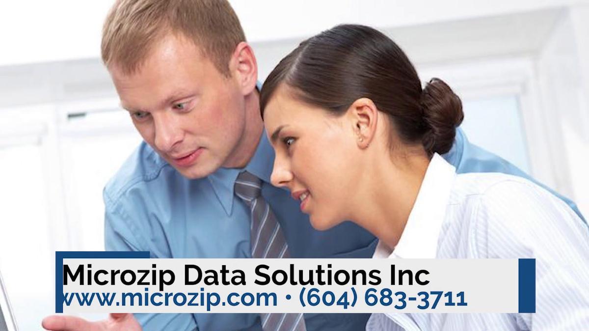 Data Processing in North Vancouver BC, Microzip Data Solutions Inc