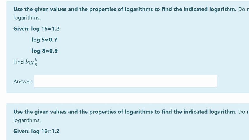Homework Help Using Properties of Logarithms 8.mp4