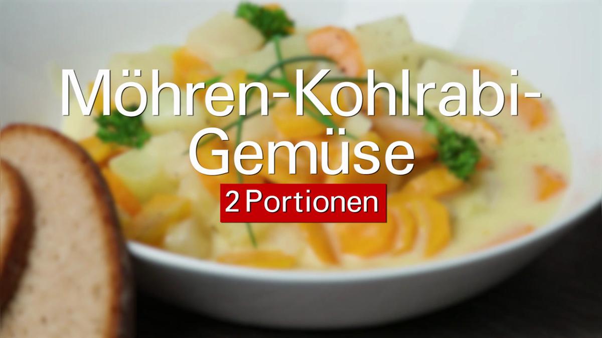 Möhren -Kohlrabi-Gemüse