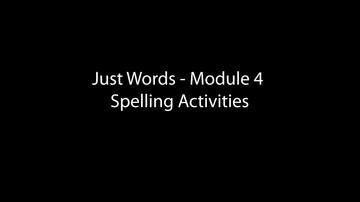 Spelling Activities (11:25)