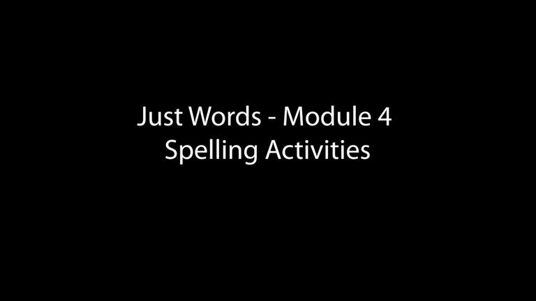 Spelling Activities (11:25)