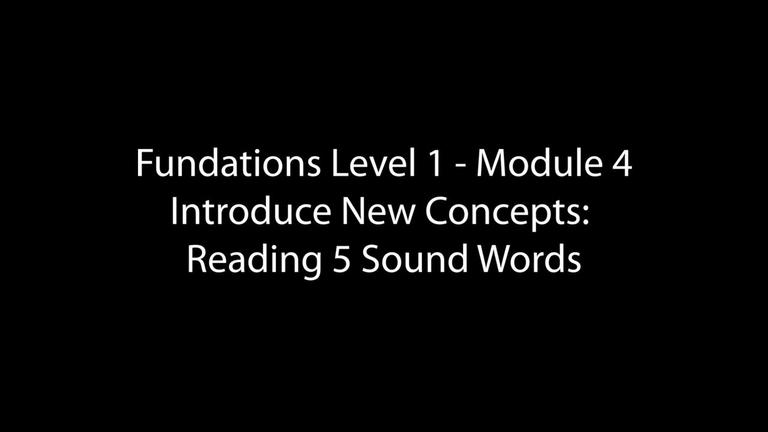 Introduce New Concepts: Reading 5 Sound Words (9:49)