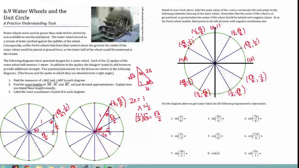 SM III 6.9 Sine Cosine and the Unit Circle Part 1.mp4