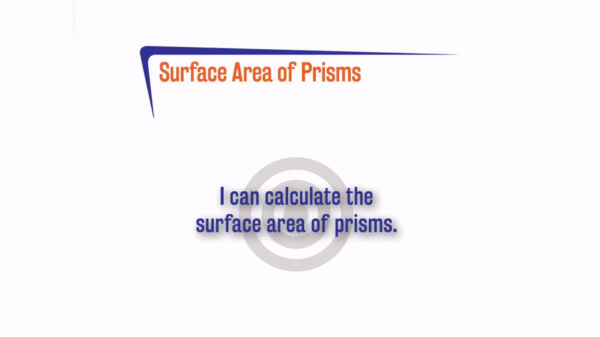 Surface Area of Prisms