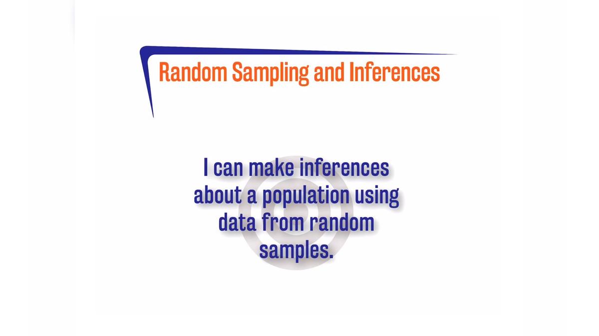 7.10.4 Random Sampling and Inferences