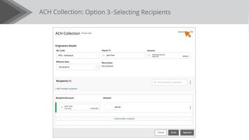 Creating an ACH Collection